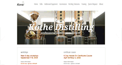 Desktop Screenshot of kothe-distilling.com